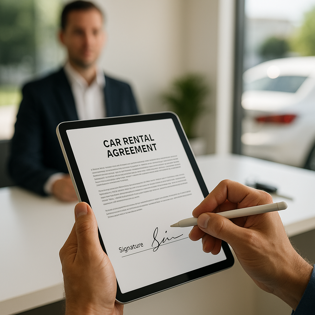 Pourquoi la signature électronique révolutionne la location de voiture